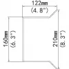 Supporto ad angolo ALLNET ALL-CAM2498-LEP per installazione sicura