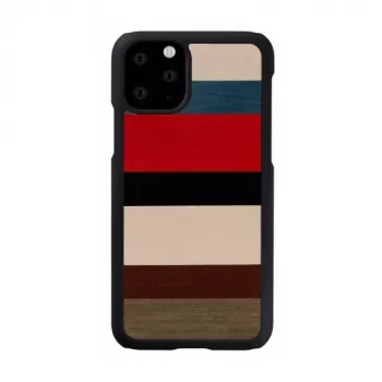 Custodia per smartphone man and wood per iPhone 11 Pro — corallina nero