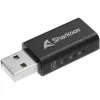 Adattatore DAC interno USB Type-A a 3,5 mm Sharkoon DAC Pro S — uscita 2 V, nero, compatto (42 × 17,3 × 9,7 mm)