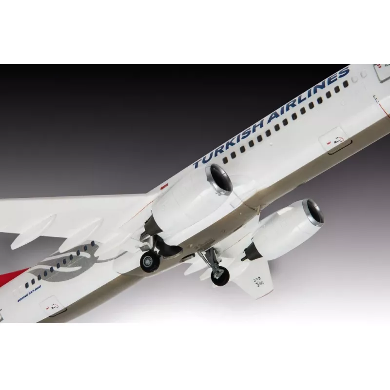 Modellino aereo in plastica REVELL Boeing 737-800 Turkish Air scala 1:144
