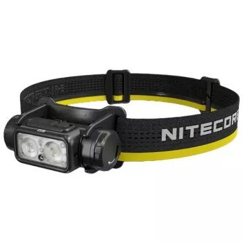 Torcia frontale Nitecore NU53 — luce ricaricabile a mani libere, design compatto