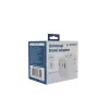 Alimentatore da viaggio GEMBIRD TPA-1A2C20-01-W — 20 W, USB-A (18 W) + 2× USB-C (20 W), spina tipo E, bianco