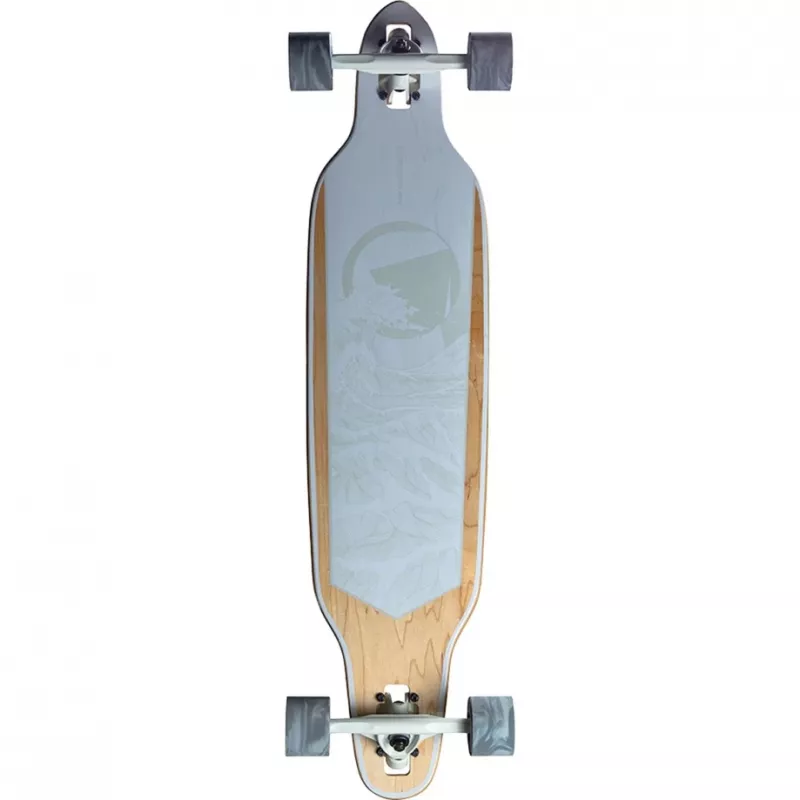 Longboard RAM Solitary Blanc de blanc — longboard RAM, finitura bianco/grigio