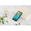 Custodia protettiva iKins per Samsung Galaxy S20 — design nero Water Lilies