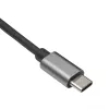 Adattatore Akyga AK-AD-65 da USB-C a Ethernet Gigabit, RJ45, 15 cm, argento