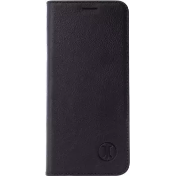 Custodia protettiva BookCase per Apple iPhone 17 di jt berlin — vera pelle nera