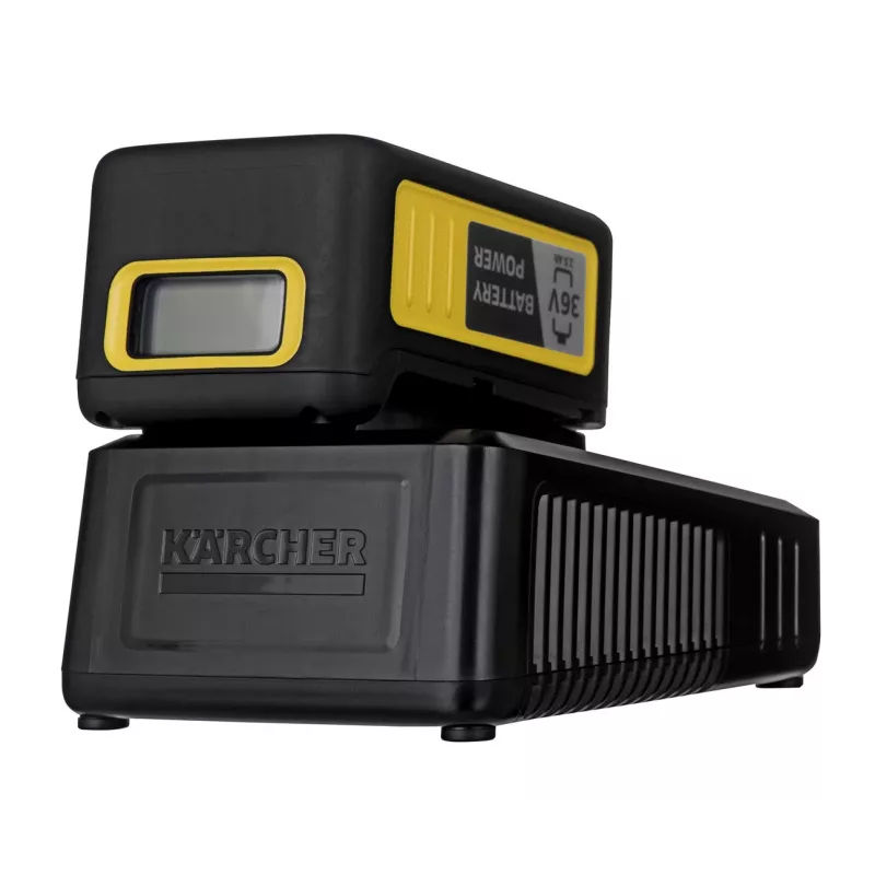 Set batteria e caricabatterie Kärcher Starter Kit Battery Power 36/25 — 36 V, 2500 mAh, giallo
