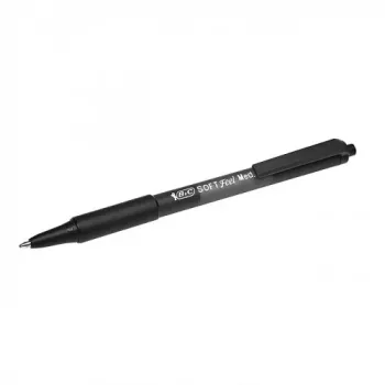 Penna a sfera BIC SOFTFEEL CLIC 1,0 mm, nero, 1 pz. 914360