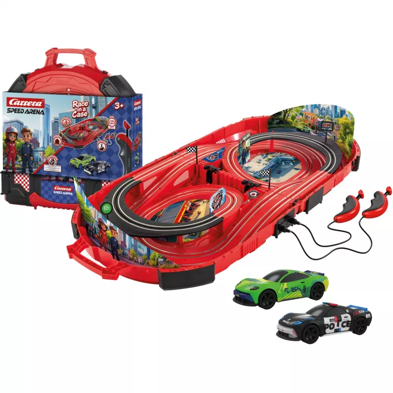 Pista CARRERA Speed Arena Police Chase – set gioco slot car