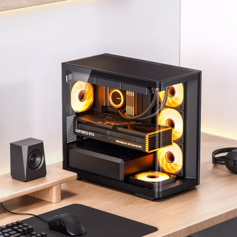 Case per computer Jonsbo D300 ATX nero
