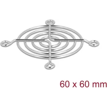 Griglia per ventola DeLOCK 67305 metallo argento 53 mm