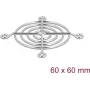 Griglia per ventola DeLOCK 67305 metallo argento 53 mm