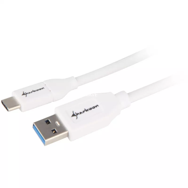Cavo USB 3.2 Gen 2, USB-A maschio > USB-C maschio (bianco, 1 metro)