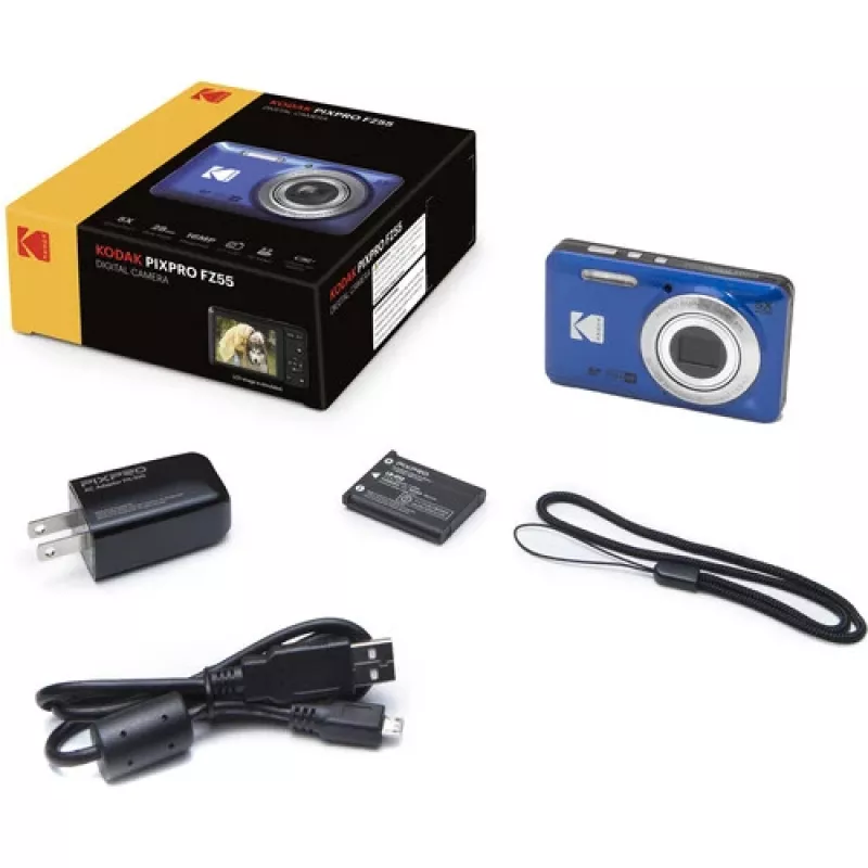 Fotocamera compatta Kodak PIXPRO FZ55 1/2,3 16 MP CMOS 4608 x 3456 pixel blu (FZ55BL)