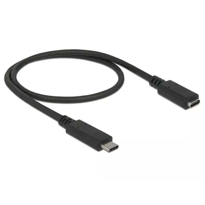 Cavo USB DeLOCK 85532 USB 3.2 Gen 1 0,5 m USB-C nero