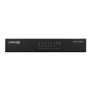 LANCOM 2100EF – Gateway SD-WAN – con fibra ottica ed Ethernet – 1GbE, 2.5GbE – 1U – gestito in cloud – installazione a tavolo/rack (61109)