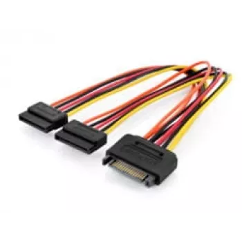 Assmann cavo adattatore SATA Y 15-pin SATA su 2x 15-pin SATA ST/BU/BU 0,3m cavo adattatore SATA Y, 0,3m - 15-pin SATA su 2x 15-pin SATA, ST/BU/BU - Siche