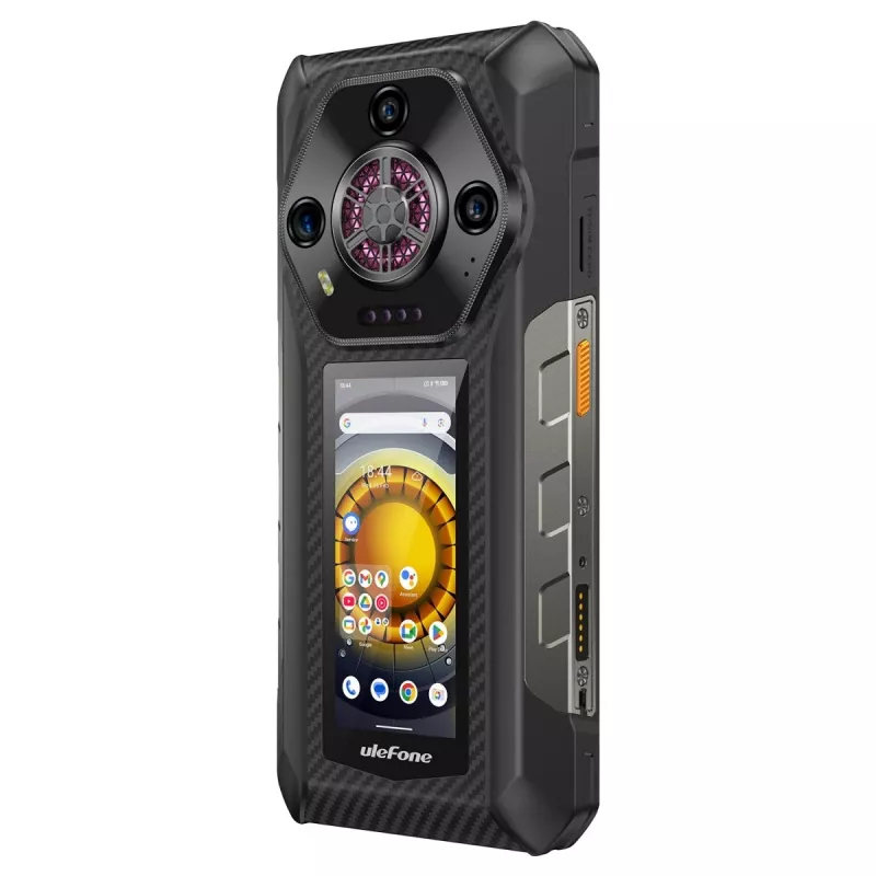 Ulefone Armor 30 Pro 5G UF-A30P smartphone, 6,95 pollici, 16 GB RAM, 512 GB, IP69K, Android 14, 12800 mAh, nero
