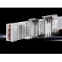 Adattatore per componenti Rittal SV per interruttore a vuoto rack 690 V, RAL 7035