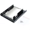 Staffa di montaggio ultron interna 2x2.5 SSD/HDD metallo nero (377215)