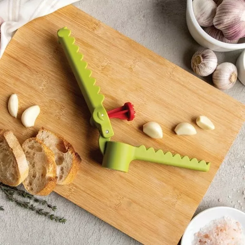 Spremiaglio con manico Ototo Design Garligator verde plastica acciaio