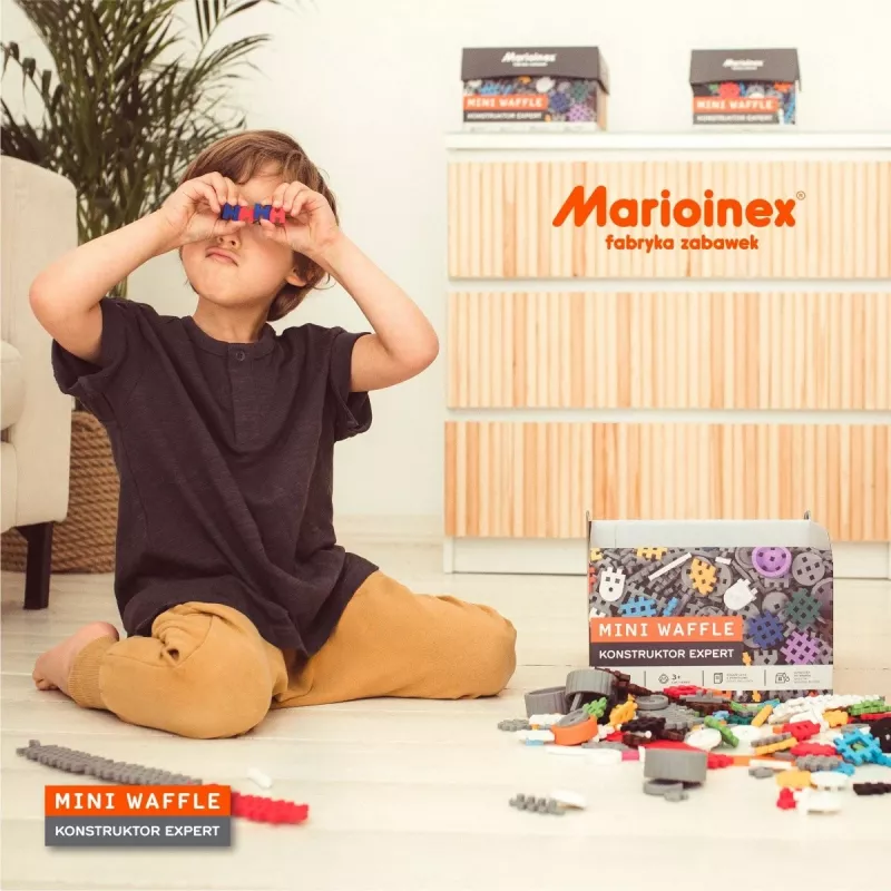 Marioinex Mini Waffle mattoncini da costruzione Constructor Expert, 501 pezzi