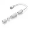 Cavo di rete Ubiquiti UACC-Cable-Extender-C6A RJ-45 Cat6a 0,185 m bianco