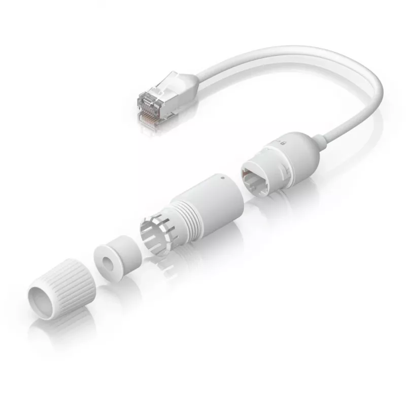 Cavo di rete Ubiquiti UACC-Cable-Extender-C6A RJ-45 Cat6a 0,185 m bianco