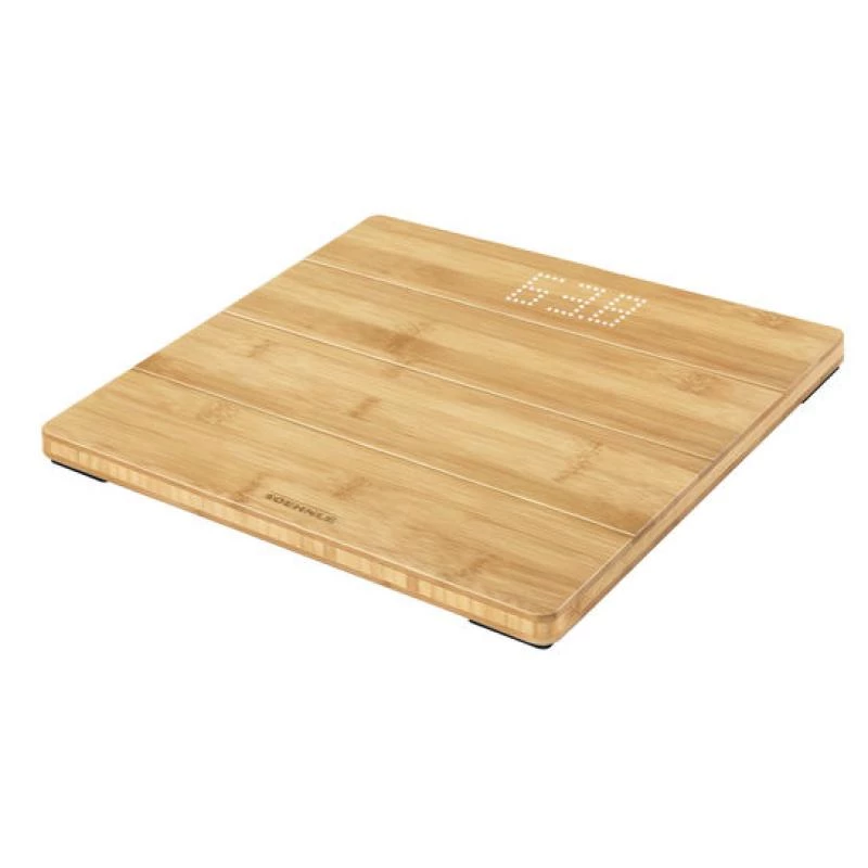 Soehnle Style Sense Bamboo Magic bilancia pesapersone elettronica quadrata bambù (63880)