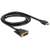 Adattatore per cavo video DeLOCK 85583 1,5 m DVI-D HDMI tipo A nero