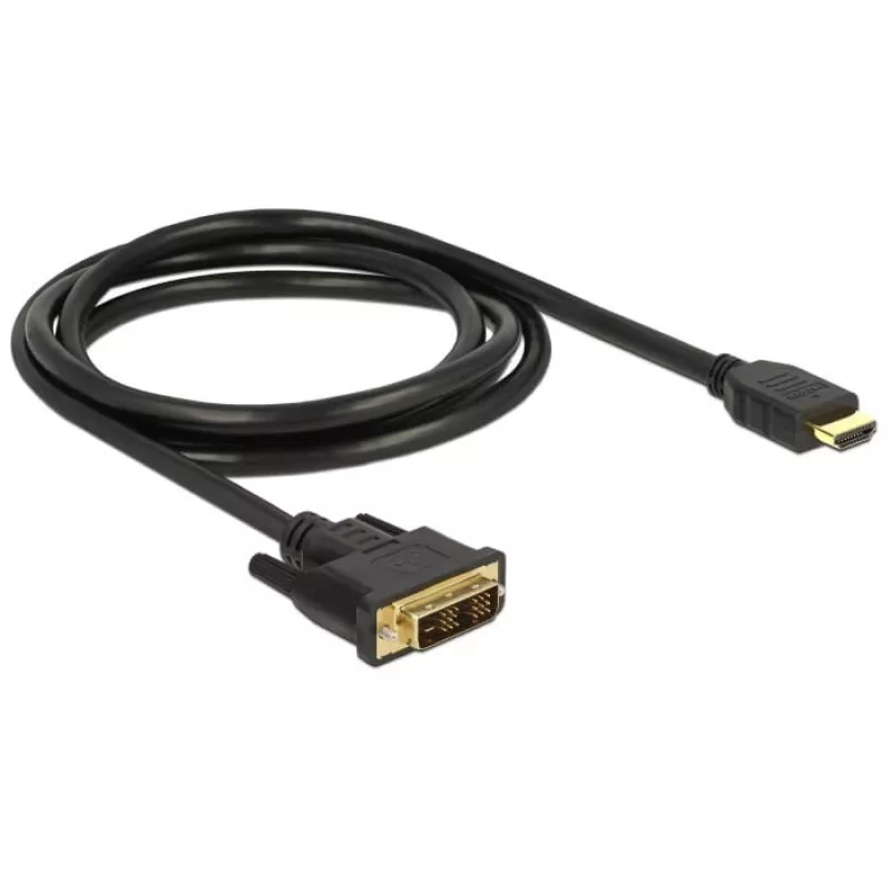 Adattatore per cavo video DeLOCK 85583 1,5 m DVI-D HDMI tipo A nero