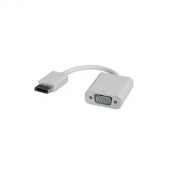 Adattatore DisplayPort-VGA, DP ST - VGA BU, VGA D-Sub, DisplayPort, connettore maschio, connettore femmina, bianco