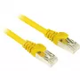 Cavo patch Ethernet Sharkoon giallo