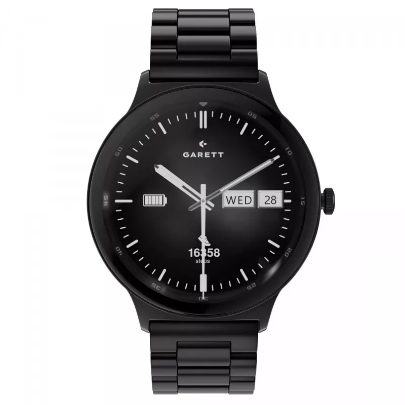 Smartwatch Garett Quantum – nero acciaio inox