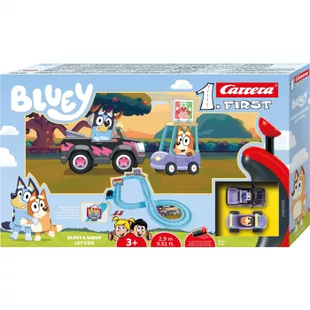 Piscina gonfiabile per bambini CARRERA Bluey & Bingo Let's Go 2,9 m