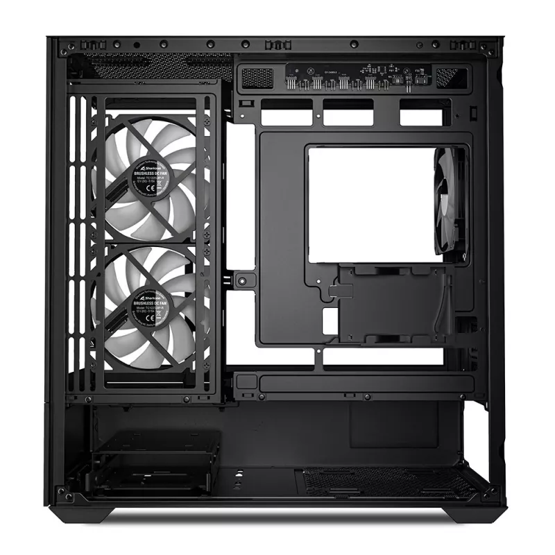Sharkoon MK6 RGB Micro-ATX case per PC, nero, vetro temprato