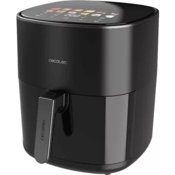 Friggitrice ad aria Cecotec Cecofry&Grill Duoheat 6500, 6,5 L, 2200 W, touch-LCD, nero