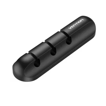 Vention gestore cavi da scrivania 7 porte nero