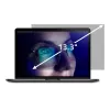 Qoltec 51050 Filtro privacy per display (13,3 pollici) (11,59 pollici, 16:9), pellicola protettiva per notebook