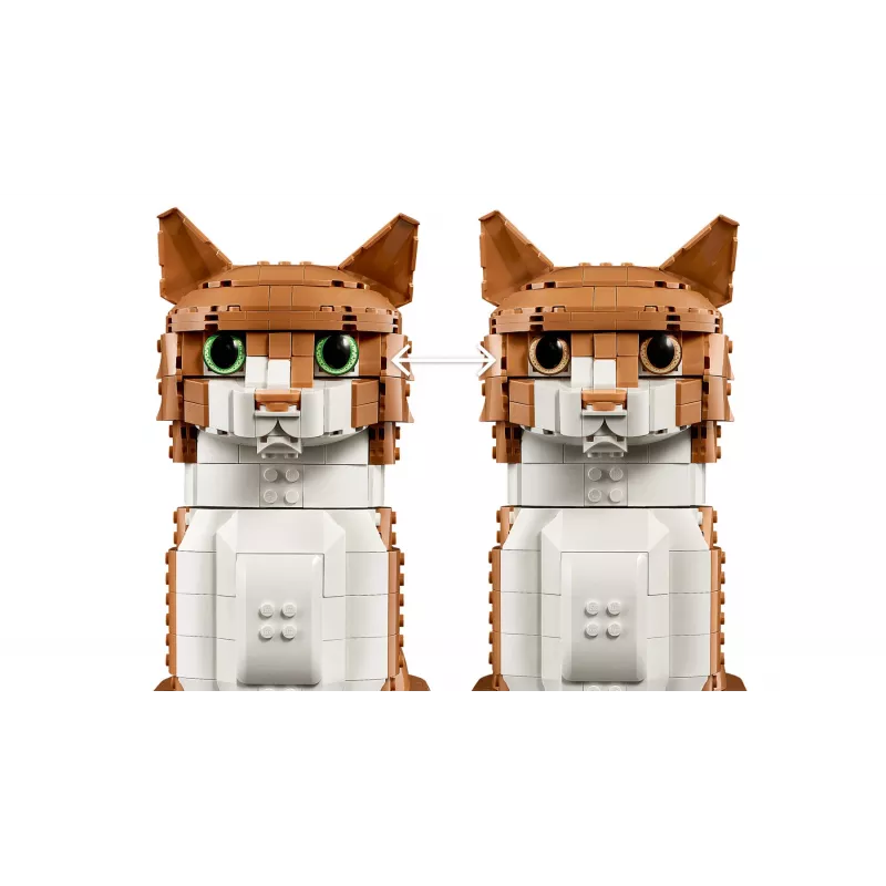 LEGO IDEAS 21376 Gatto arancione