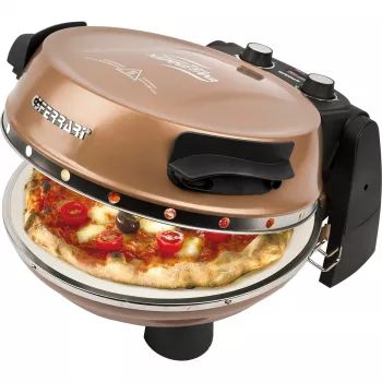 Forno per pizza Napoletana (rame, 1.200 Watt, per pizze Ø 31 cm, 2 pietre)