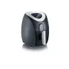 Severin 2430 Single 3,2 l stand-alone 1500 W friggitrice ad aria nero, acciaio inox
