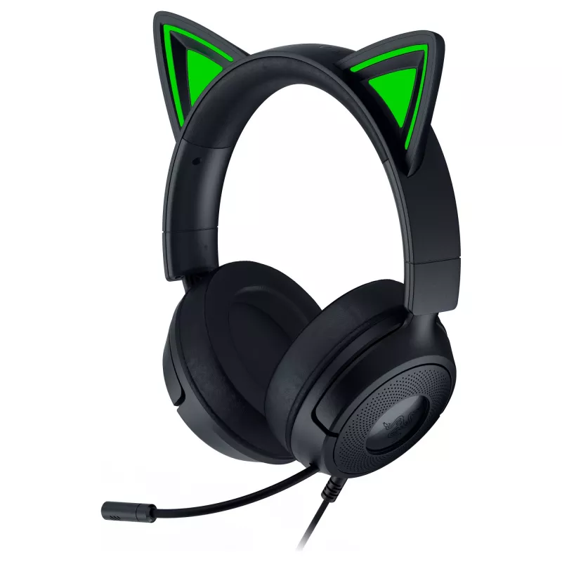 Headset gaming cablato Razer Kraken Kitty V3 X — on-ear, microfono integrato