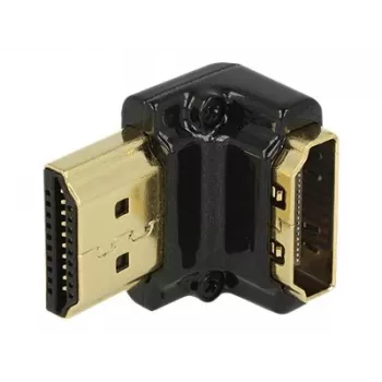 Connettore HDMI DeLOCK 65662 90° nero