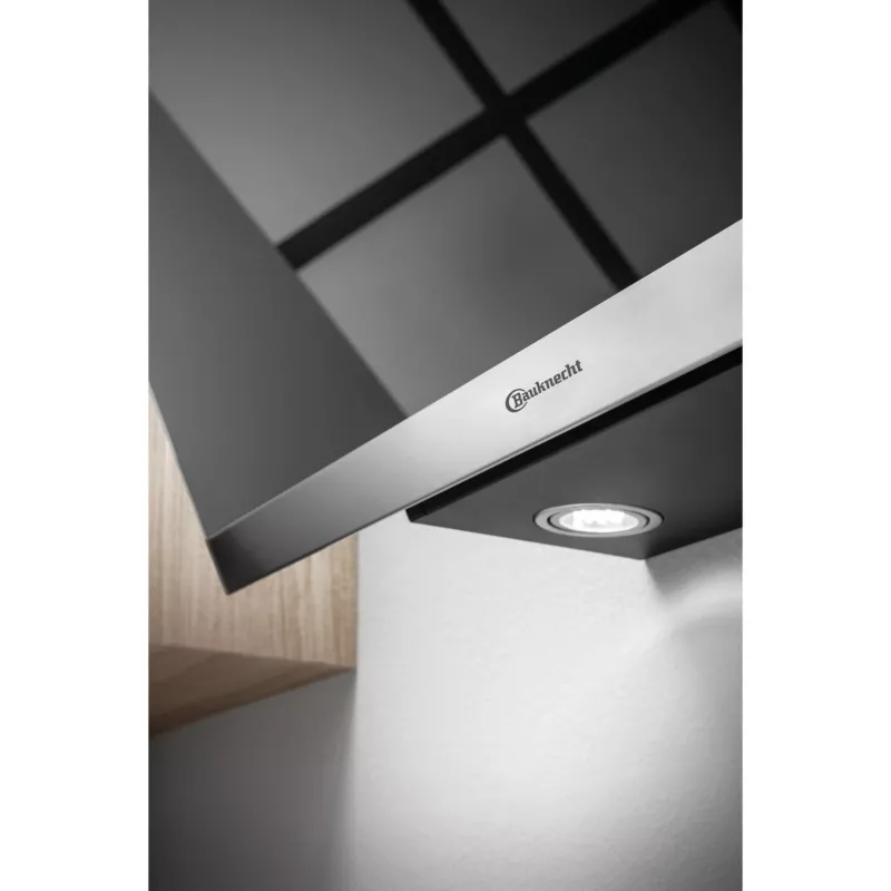 Bauknecht RBHVP 83 LM K cappa a parete, 80 cm, aspirante/filtrante, LED, nero/acciaio inox
