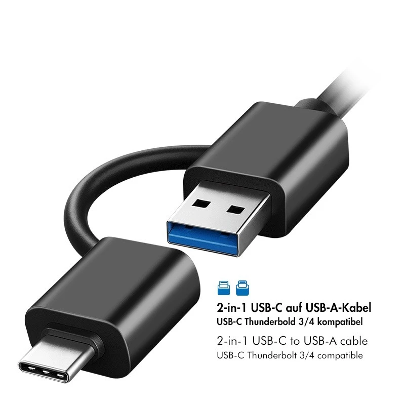 LogiLink Docking station HDD LogiLink Quickport USB 3.2 1 porta per 2,5/3,5 SATA (QP0035)