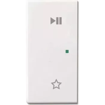 BUSCH JAEGER Placca studio bianco Busch-free@home coperture 6237-21-84