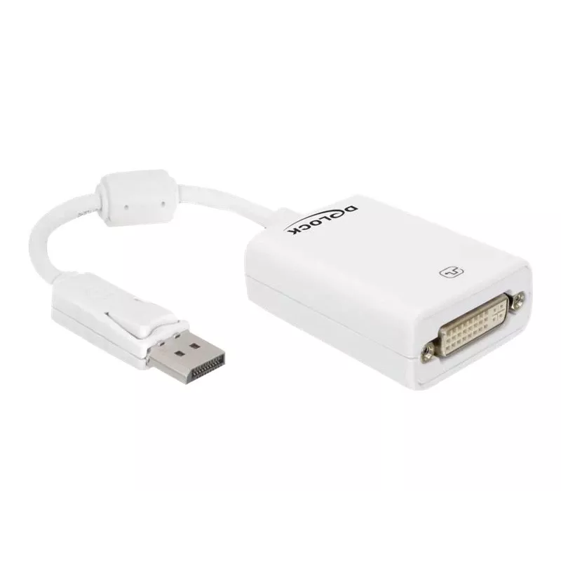 Adattatore cavo video DeLOCK 61765 DisplayPort a DVI-I 0,125 m