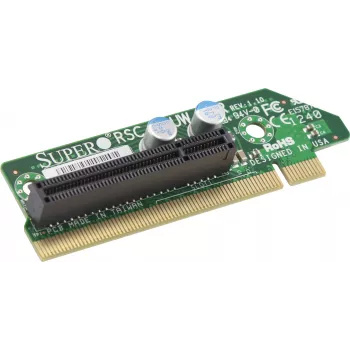 Super Micro Supermicro RSC R1UW-E8R - scheda riser - per P/N: CSE-119TQ-R700WB+, CSE-819TQ-R700WB+ (RSC-R1UW-E8R)