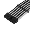 Cavo di prolunga ATX SILVERSTONE SST-PP07E-MBBW 30 cm nero/bianco